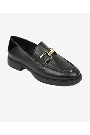 Greyder 59120 Zn Leather Comfort Classic Oxford Women's Shoes Black