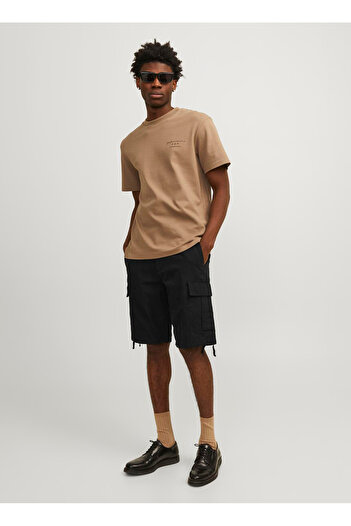 Jack & Jones Siyah Erkek Kargo Şort 12248685_JPSTCOLE BARKLEY CARGO SHO