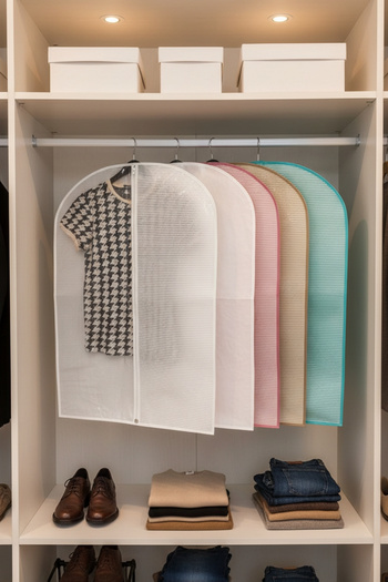 Hesaplı Kasa Windowed Clothes Cover Mini