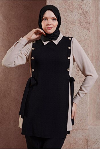 Alvina SHIRT COLLAR PANT SUIT 43923