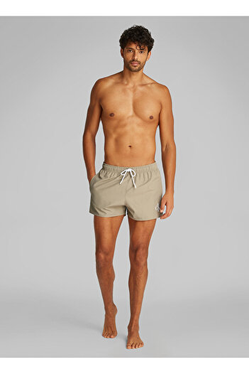 Calvin Klein Drawstring Logo Yazılı Deniz Şort