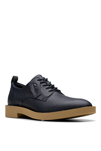 CLARKS Deri Lacivert Erkek Günlük Ayakkabı Martock Lace