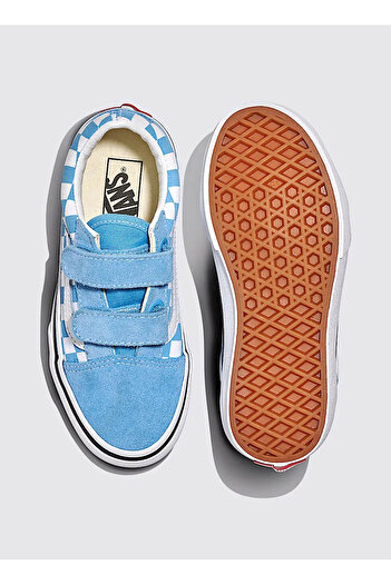 Vans Mavi Erkek Çocuk Deri Yürüyüş Ayakkabısı VN000CYDE2W1-Old Skool V