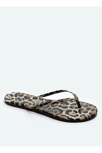 Tkees Women's Classic Stylish Casual Leopard Ii Flip Flops