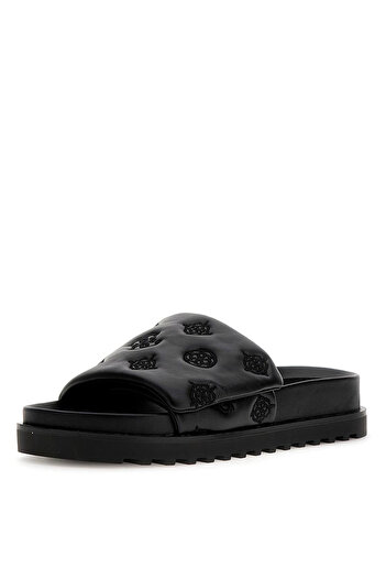 Guess Black Women's Slippers Fljfa2Ele19-Black
