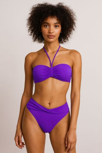 DEEP BEACH Strapless - Twist Bikini Set