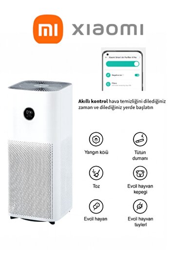 Xiaomi Hava Temizleyici | 3ü 1 Arada Yüksek Verimli Filtre | Şık Tasarım | Akıllı Kontrol