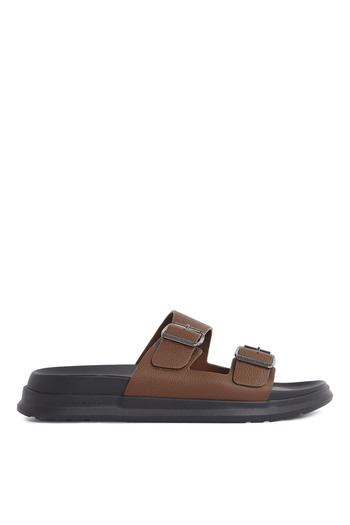 Tommy Hilfiger Kahve Erkek Terlik D DENSITY HILFIGER LTH SAND