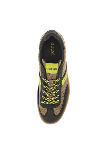 Guess Kahve - Bej Erkek Sneaker NOLA III