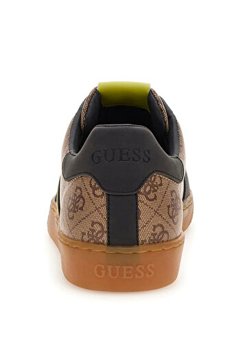 Guess Kahve - Bej Erkek Sneaker NOLA III