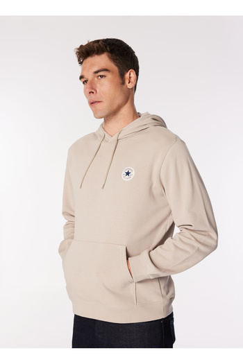 Converse CORE CHUCK PATCH HOODIE FT PAPYRUS Bej Lastikli Bel Regular Fit Düz Kadın Eşofman Altı