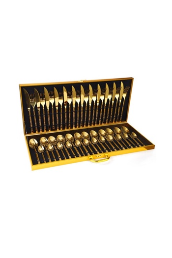 Trendy's 48-piece stainless steel cutlery set, TRENDY'S, luxury edition, gold, TCM-40G
