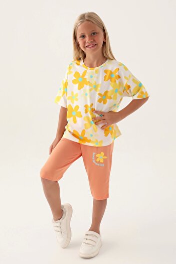 Rolypoly Daisy Blue Girl's Capri Set