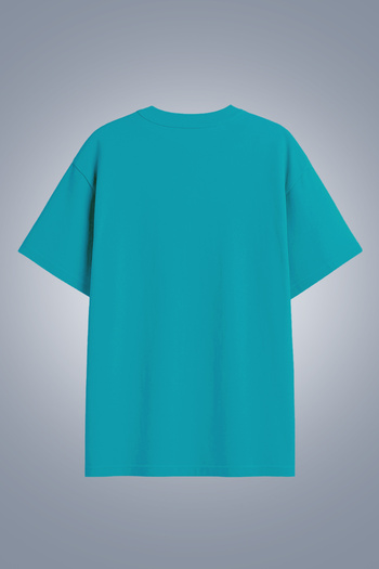 bilcee Women's Blue Oversize T-Shirt 4583