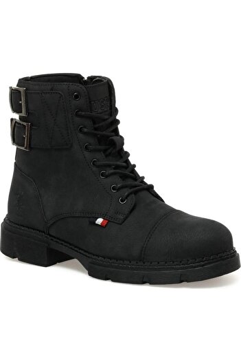 U.S. Polo Assn. Petros Ανδρικά Μαύρα Μποτάκια