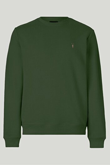 COMBİNE MİCHAİL Erkek 3-lü Siyah-beyaz-haki Sweatshirt Basic Bisiklet Yaka