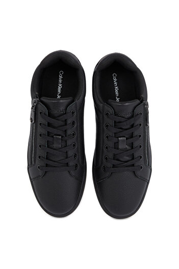Calvin Klein Siyah Erkek Sneaker CLASSIC CUPSOLE ZIP LOW IN