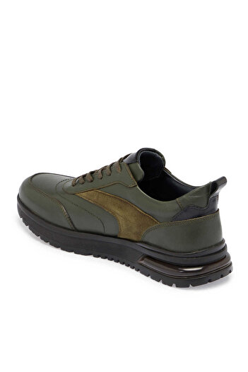 Tergan Haki Hakiki Deri Erkek Sneaker - E24S1AY57026-H48