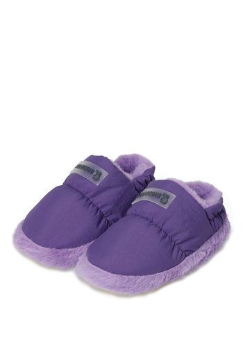 Peluche Purple Parachute Child Slipper Çocuk Günlük Ev Pandufu Par-cmr Mor