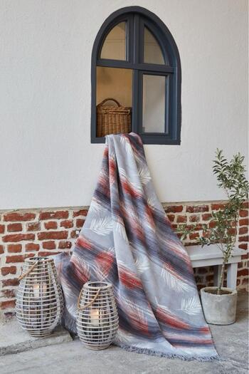 Sesli Softy Series Acrylic Soft Thick Oversized Blanket 200X230 Size 650Gr / M2 Weight