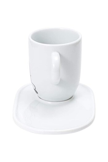 Bialetti Porcelain Mug with Con Piattino - 340 ml