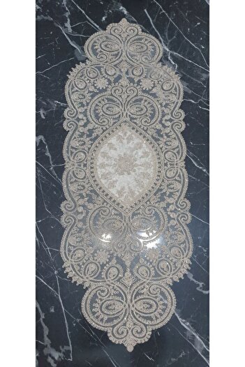 asiltr Living Room Set 5 Piece Lace Tablecloth Runner Set Velvet