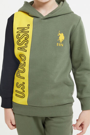 U.S. Polo Assn. Σετ φόρμας για αγόρι χακί