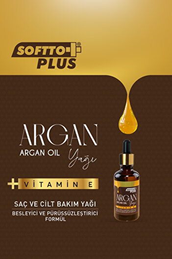 Softto Plus 50ml Argan Hair and Skin Care Oil