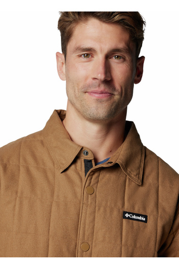 Columbia 2054721257_Am4571 Brown Men's Regular Fit Shirt
