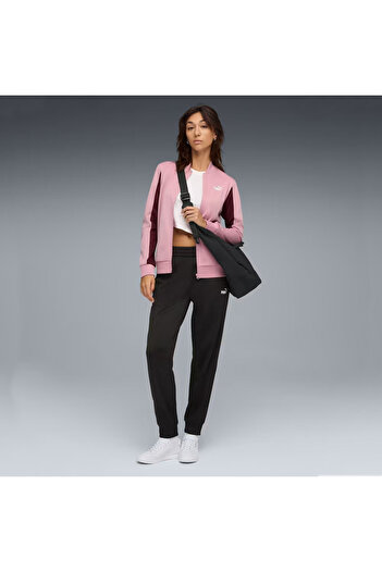 Puma Poly Kadın Pembe Dik Yaka Eşofman Takımı
