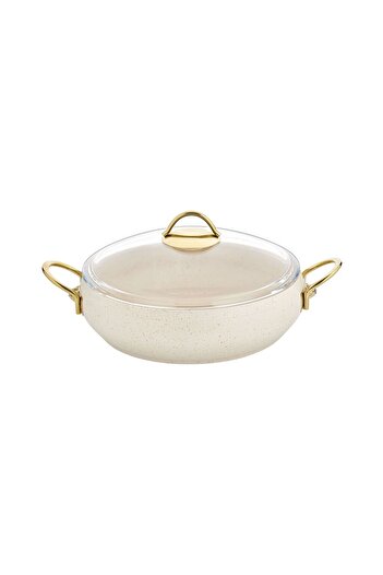 LAVONNI 24 cm Casserole Granite Flat-Bottomed Rice Pot