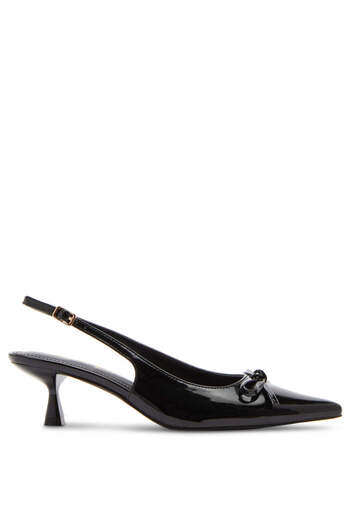 Steve Madden Womens Vogue Black Patent Heels