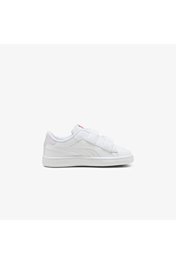 Puma Smash 3.0 Badges Baby Sports Shoes White Lila