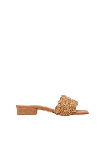 Steve Madden Womens Vfraz0-V233 Tan Heels