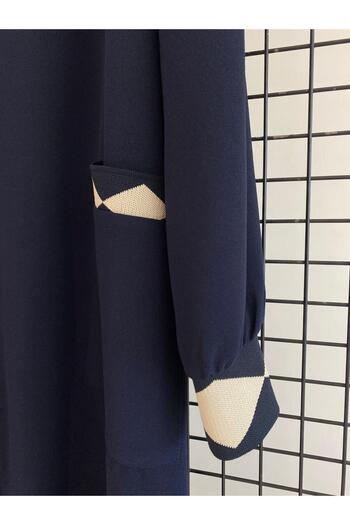 Armine Zippered Ferace&Cap with Sleeve and Pocket Detail Autumn-Winter