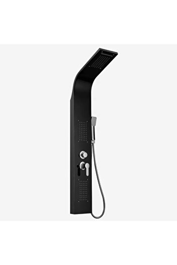 Sanlux Panou de dus Monticelli cu Hidromasaj și Cascadă, Negru, VST9