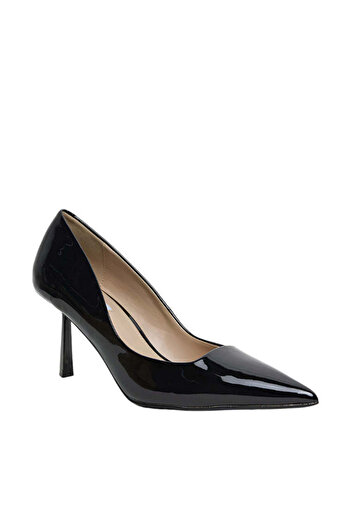Steve Madden Womens Brynnn Black Patent Heels