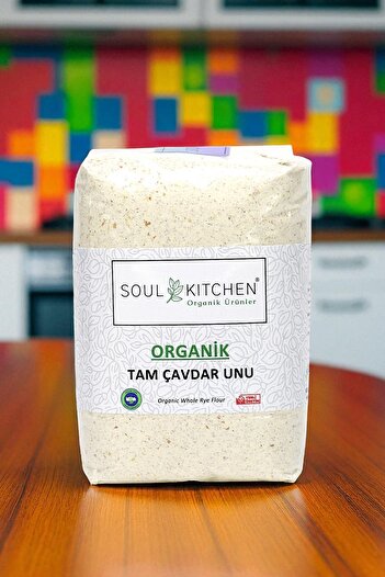 Soul Kitchen Organik Ürünler Organik Tam Çavdar Unu 500gr