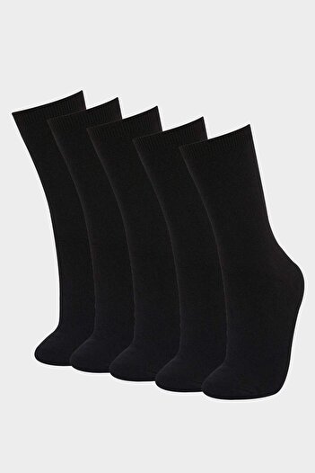 DeFacto Women's 5-Piece Long Socks F3185Axns