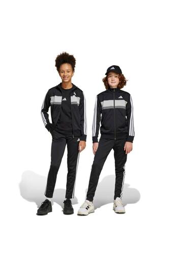 adidas Seasonal Essentials Tiberio Kids Black Tracksuit Set (Jy0509)