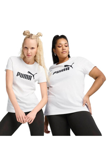Puma Αριθμός ΕΣΣ. 1 λογότυπο μπλουζάκι λευκό γυναικείο μπλουζάκι 682370-02