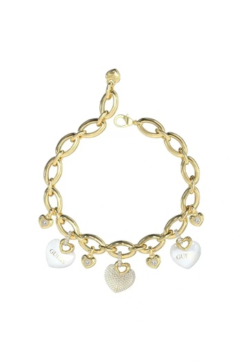 Guess Jgujubb05204Jwygwhs Women's Heart Bracelet