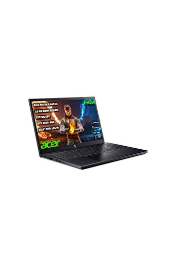 ACER Nitro V 15 AMD Ryzen™ 5 6600H 16 GB 512 GB SSD RTX™ 3050- 6 GB 15,6" FHD FreeDos NH.QSHEY.004