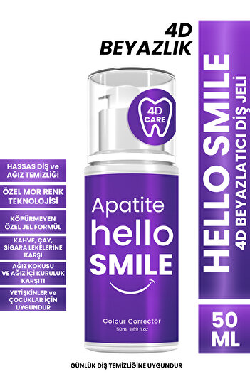PROCSIN Hello Smile 4d Beyazlatıcı Diş Jeli 50 ml