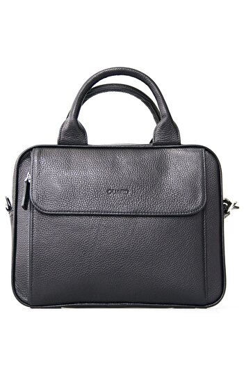 GUARD Genuine Leather Black Unisex Daily Bag 1714.g.01