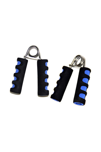AGD Hand Grip Strengthener (Pair) - Silver/Black/Blue