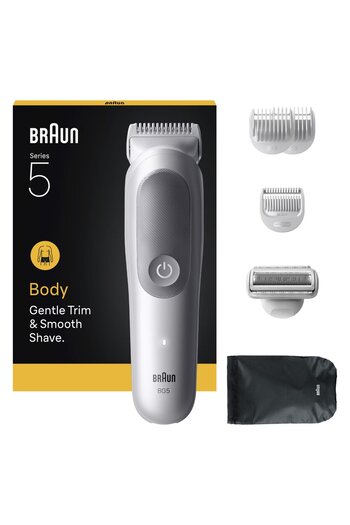 Braun Series 5 BG5550 Body Care Device, +6 Care Accessories: 3 Combs, 1 Shaving Head, 1 Bag
