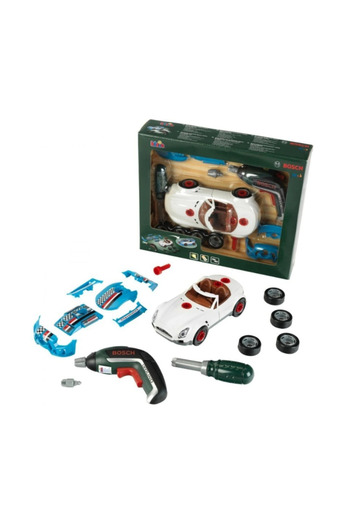 Bosch Toy car tuning set with Ixolino screwdriver with batteries