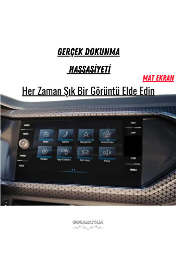 UniqAnatolia Volkswagen Taigo 2024-2025 Navigation and Multimedia Compatible Matte Screen Protector