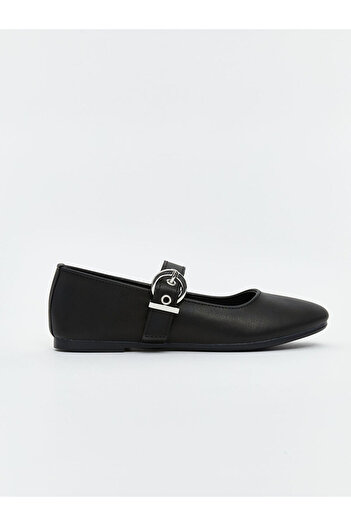 LC Waikiki Create Your Style from Uzg Store |   Shiny Leather Look Girls' Ballerinas